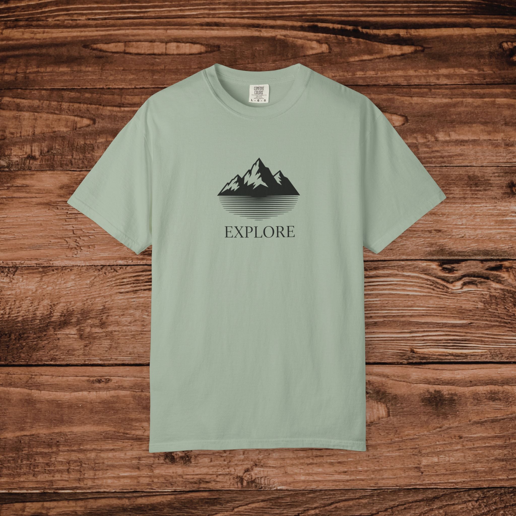 Explore T-shirt | Minimal Mountain Graphic Tee