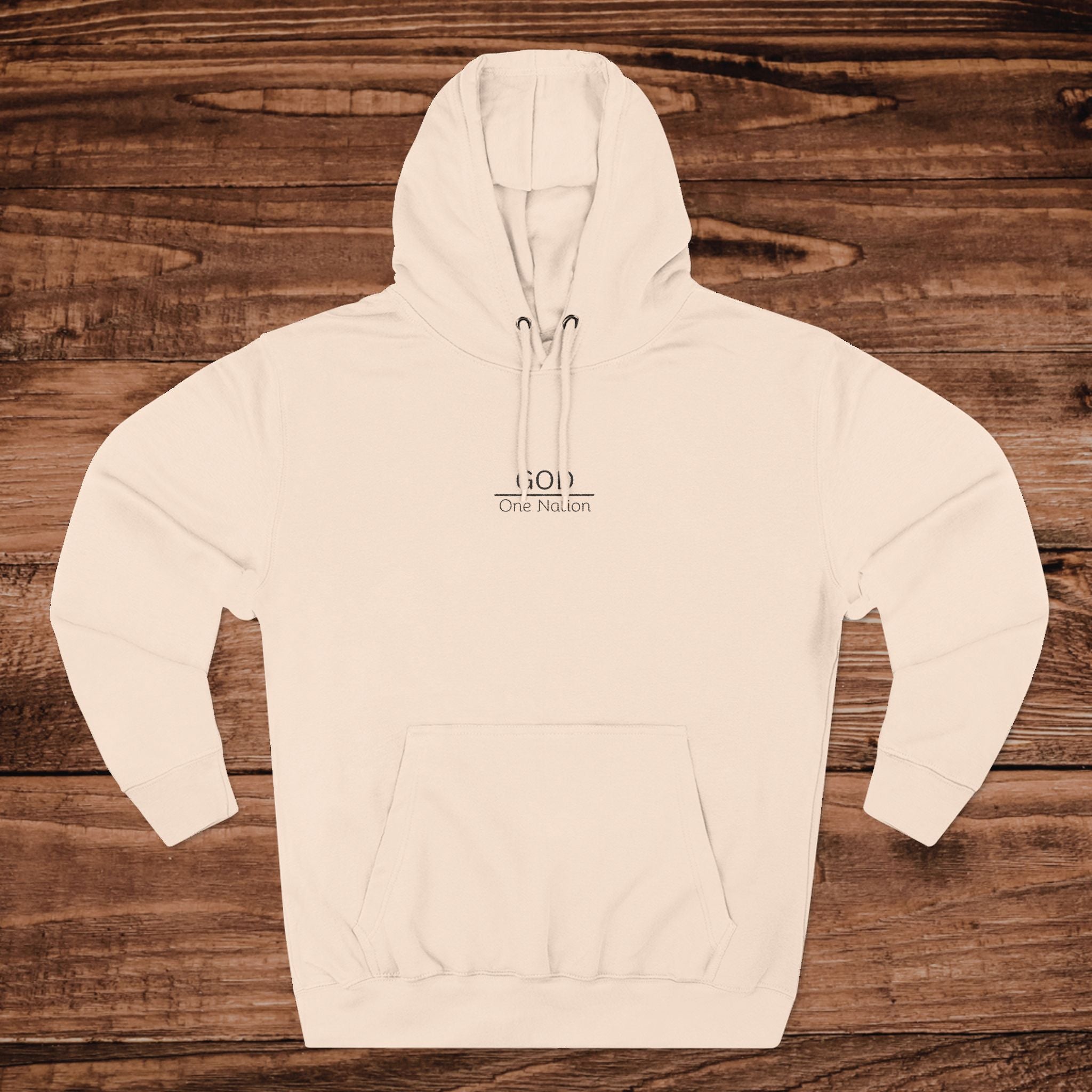 One Nation Under GOD Embroidered hoodie