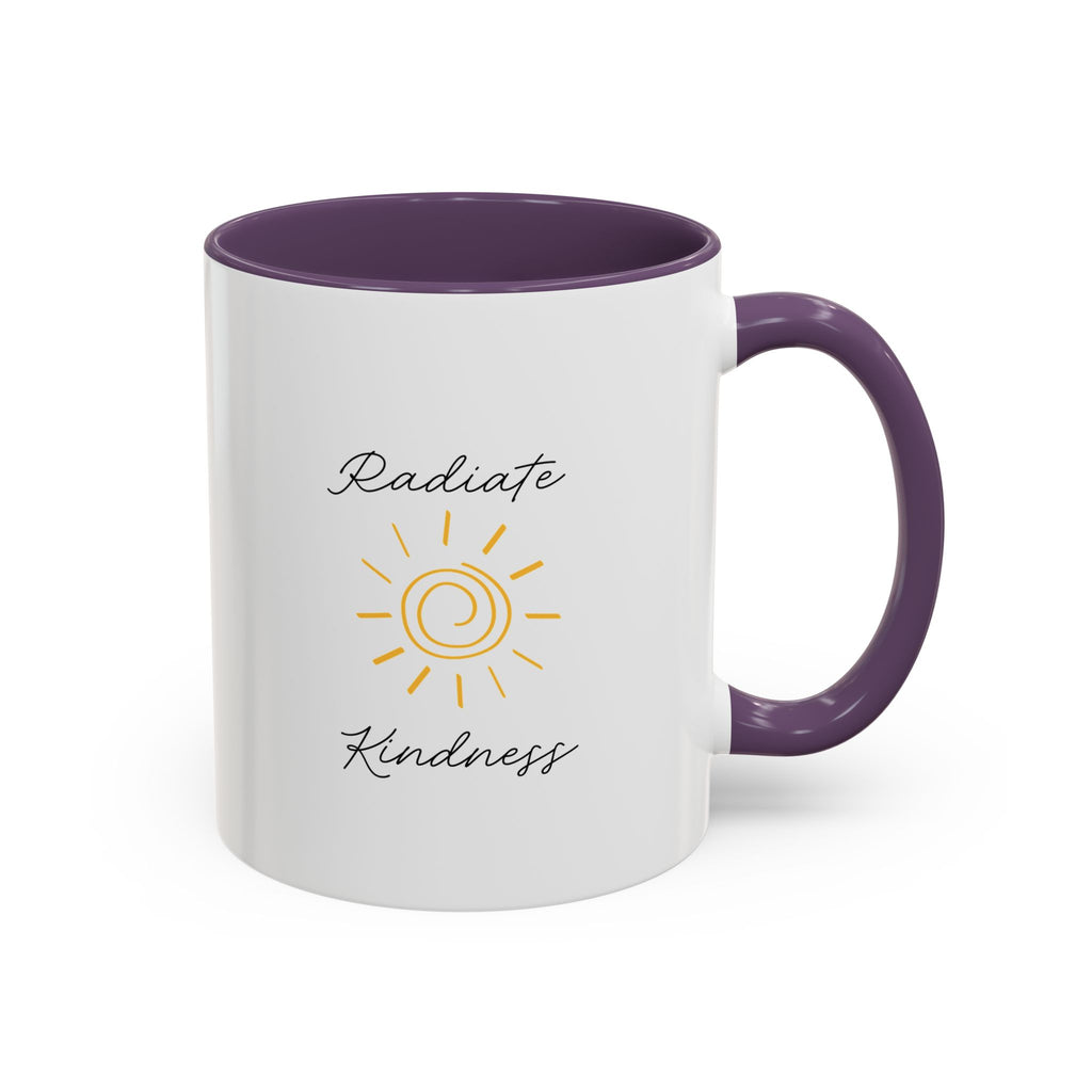 Radiate Happiness Sun Accent Coffee Mug