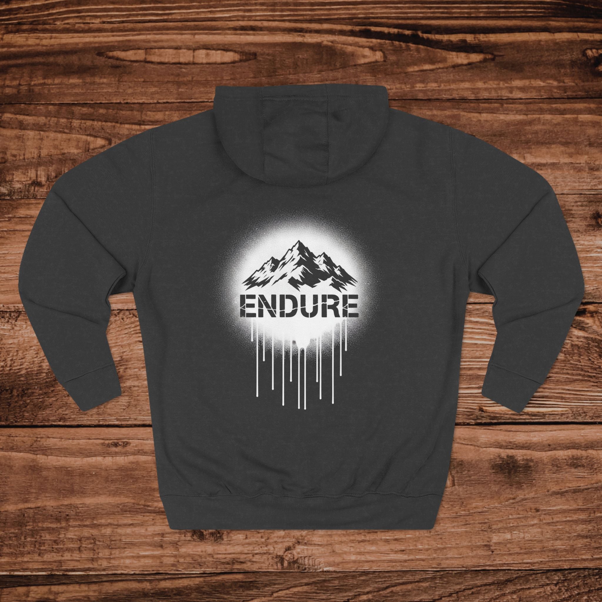 Endure Mountain Drip hoodie | Three-Panel Fleece Hoodie