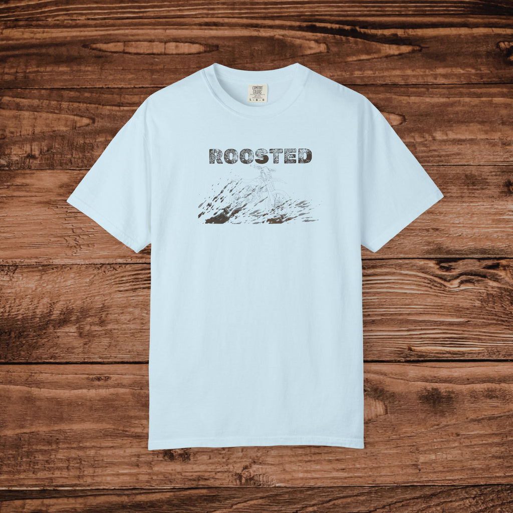 Dirt Bike T-Shirt Comfort Colors 1717, Vintage Motocross Graphic Tee, Retro Enduro Racing Shirt, Moto Life Gift, Roosted Off Road Apparel