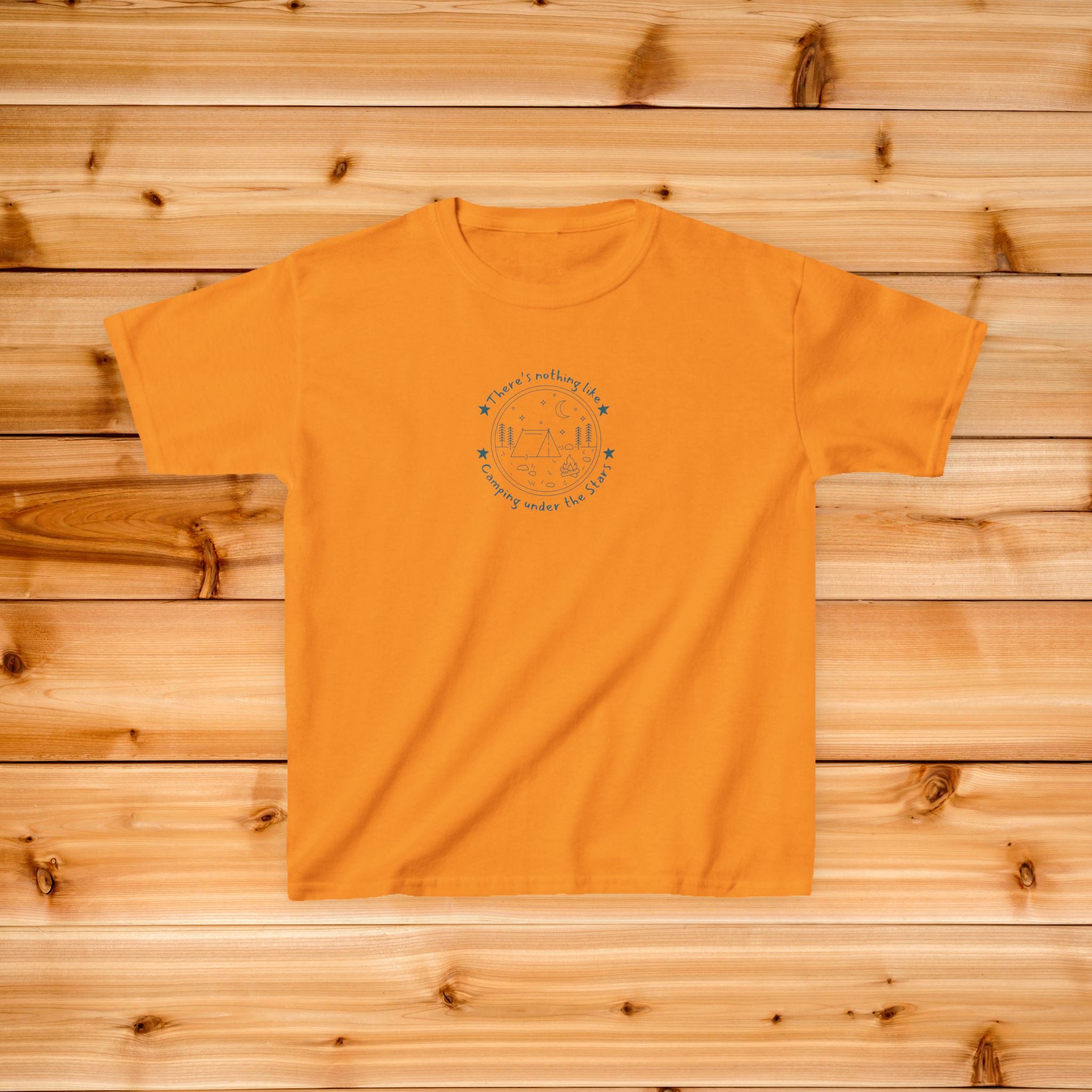 Kids Camping Tshirt | Small Center Print