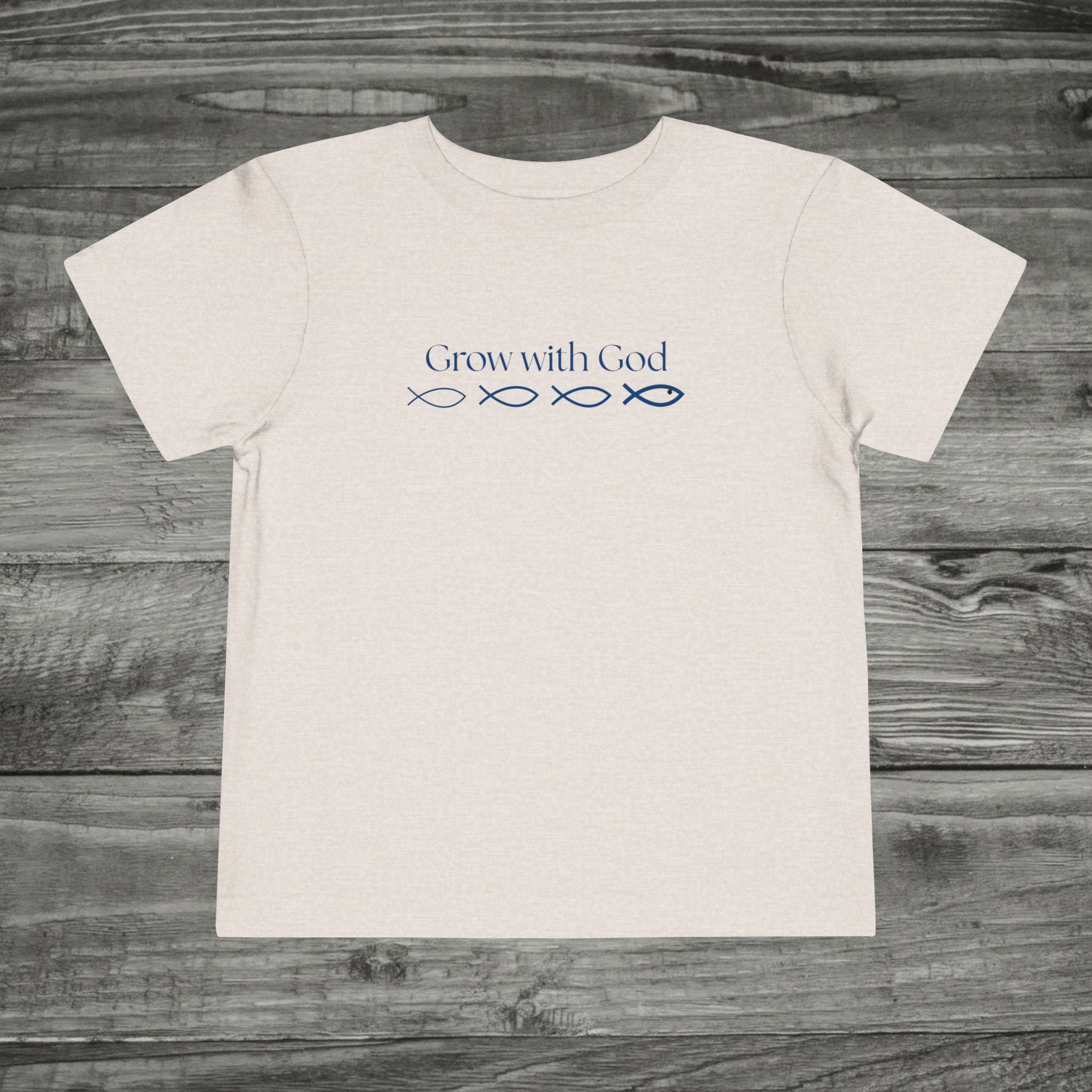 Toddler Grow with God Tee, Toddler Christian Tshirt, Sunday School Outfit, Cute Jesus tshirt for Boys and Girls
