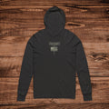 UNASHAMED Cross American Flag Hoodie Tee | Christian Faith Long Sleeve Hoodie