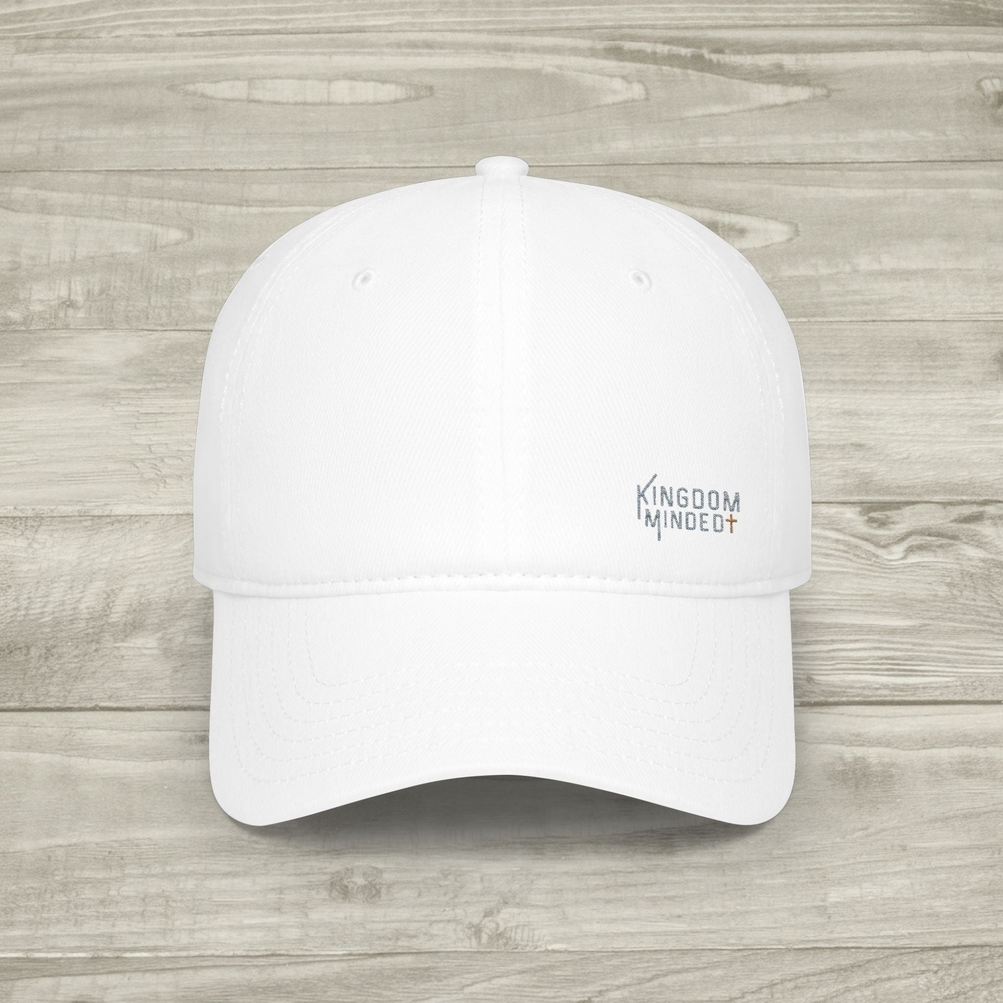 Kingdom Minded Embroidered Hat, Christian Aesthetic Baseball Cap, Minimalist Faith Hat, Religious Streetwear hat, Embroidered Cross Cap