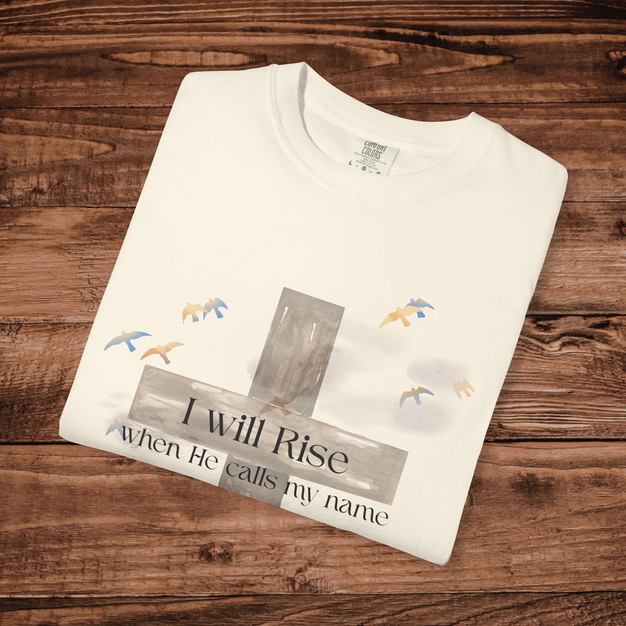 I Will Rise cross design T-Shirt | Christian faith