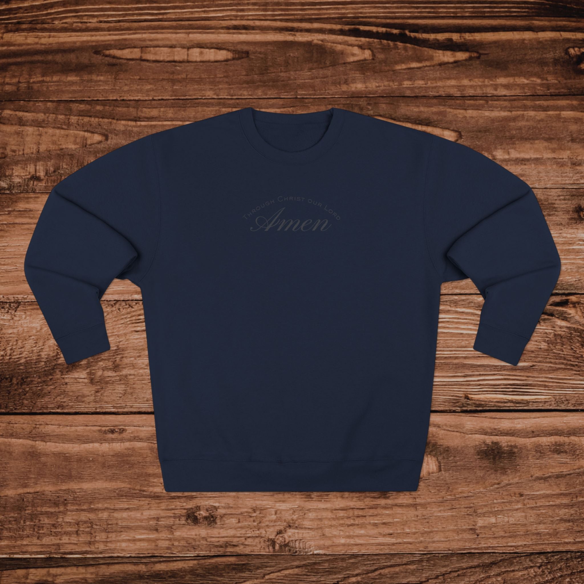 Amen Script Sweatshirt | Religious Lettering, Faith Pullover