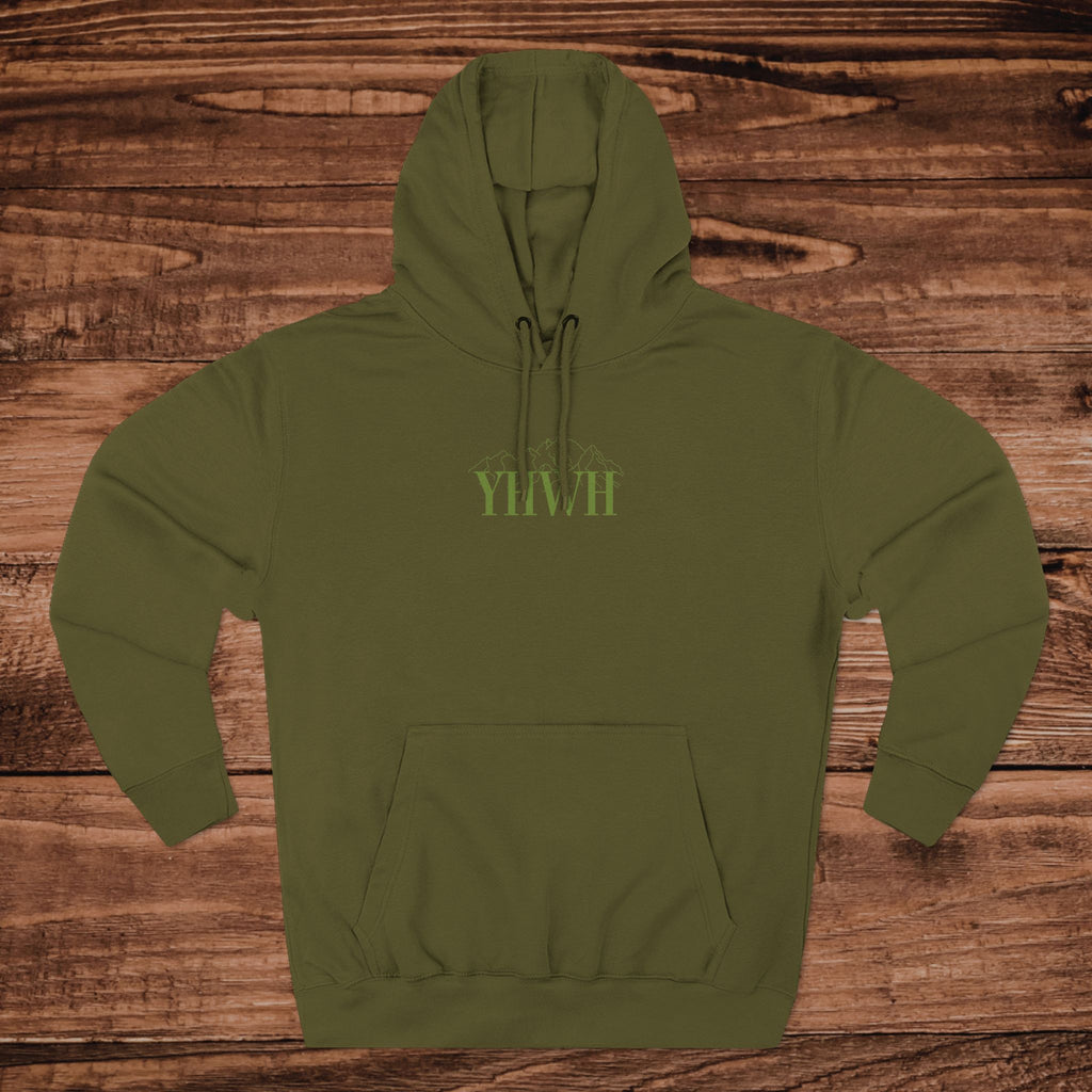 YHWH Hoodie for Women | Christian Fleece Pullover | Faith Based Streetwear | Religious Gift for Her