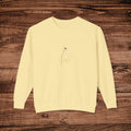 Minimalist Dandelion Sketch Sweatshirt, Floral Crewneck, Dandelion Art Pullover, Nature Lover Gift, Simple Aesthetic Sweater