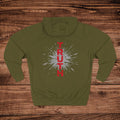 Truth Vertical Burst Hoodie  Graphic Pullover for Statement Style