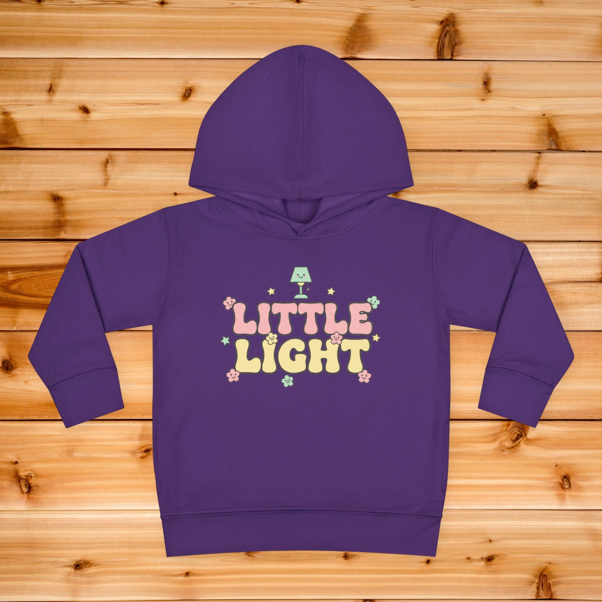 Little Light toddler hoodie | kids pullover with lamp graphic