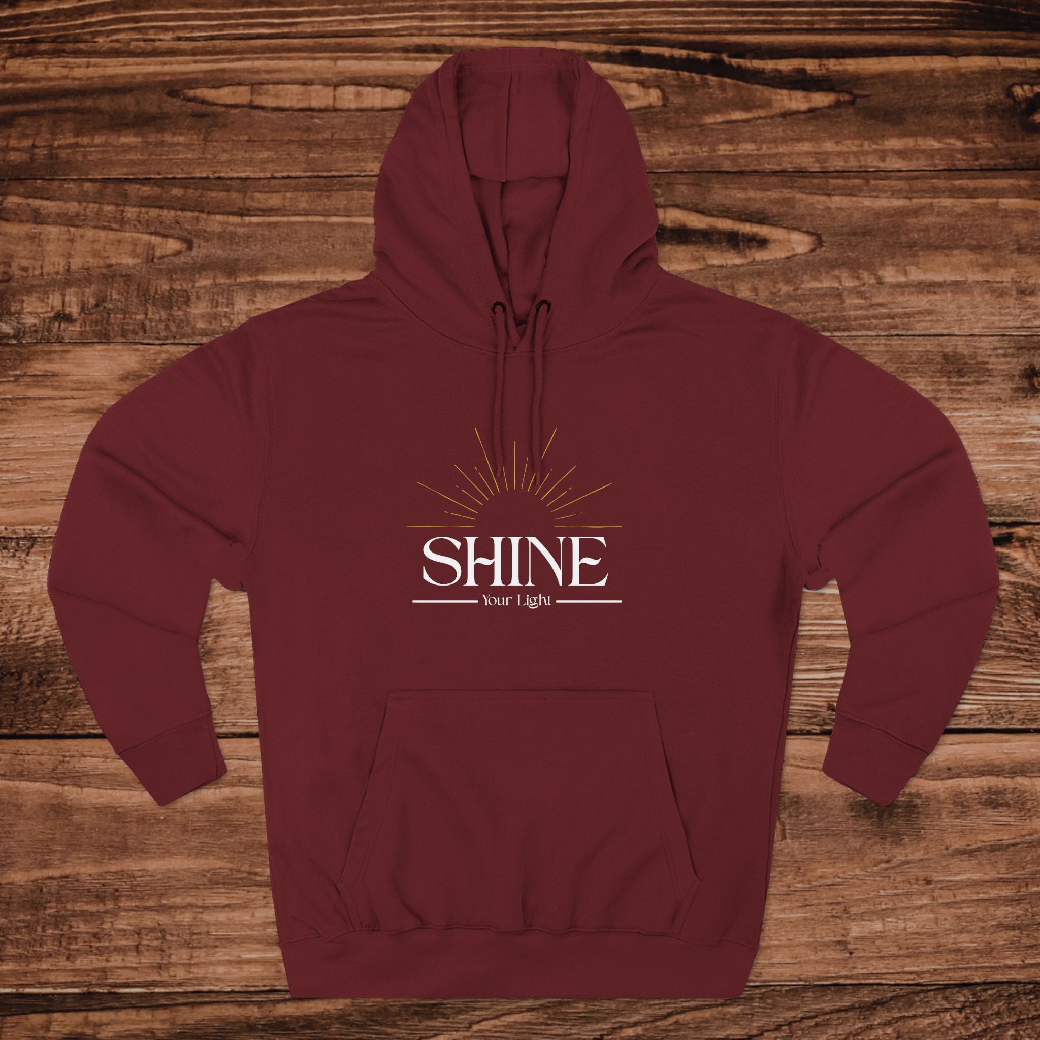 Shine Your Light Faith Hoodie | Christian Inspirational Hoodie