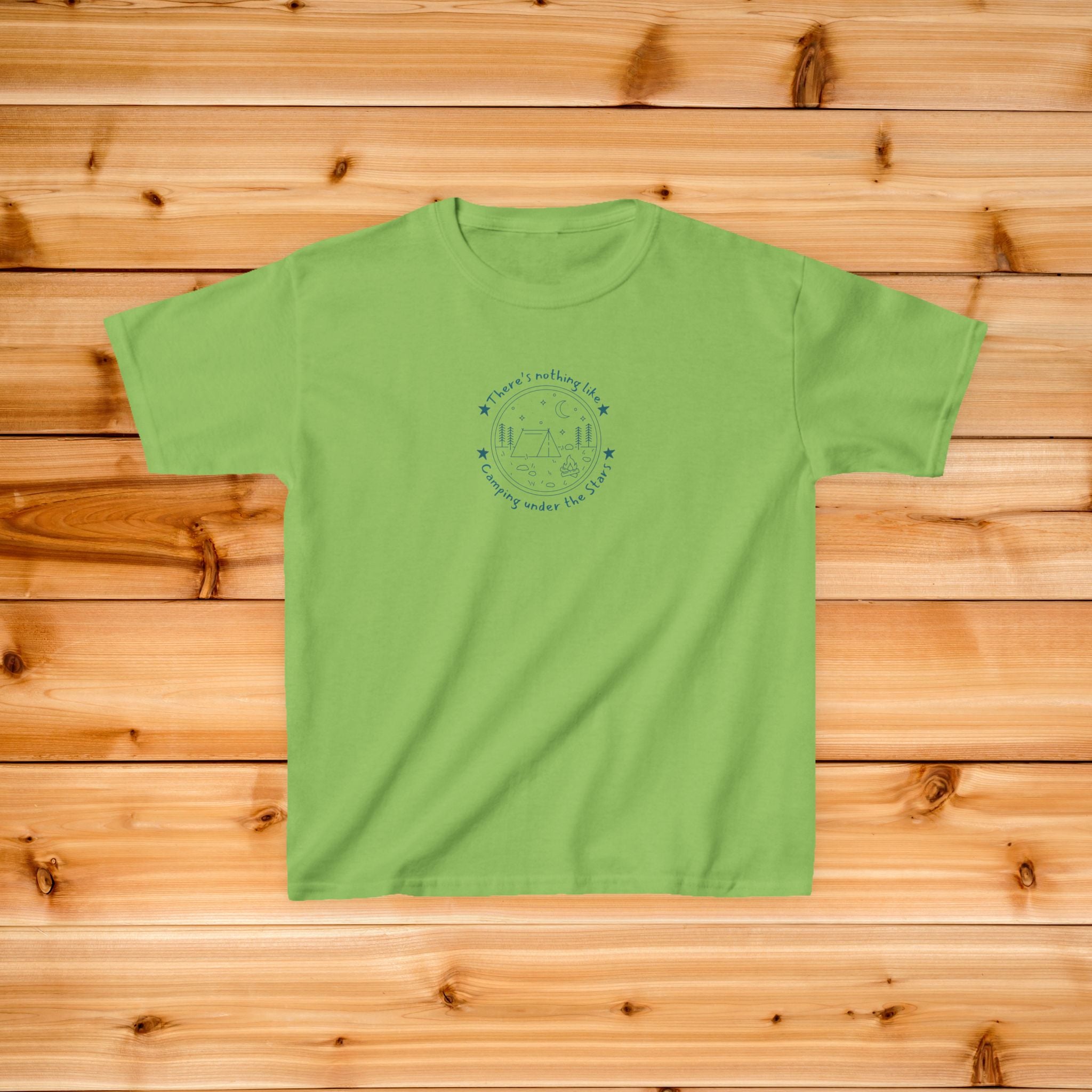 Kids Camping Tshirt | Small Center Print