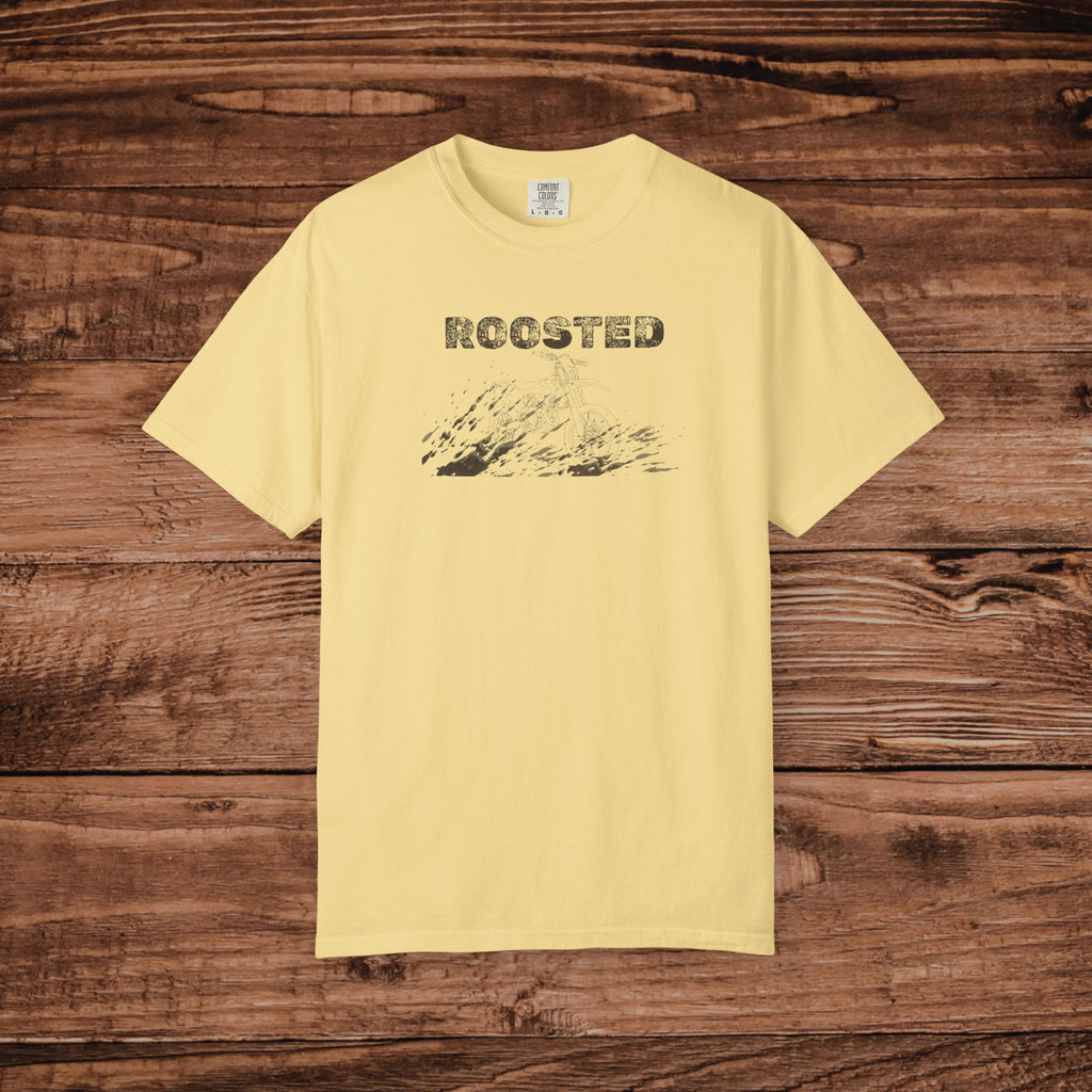 Dirt Bike T-Shirt Comfort Colors 1717, Vintage Motocross Graphic Tee, Retro Enduro Racing Shirt, Moto Life Gift, Roosted Off Road Apparel