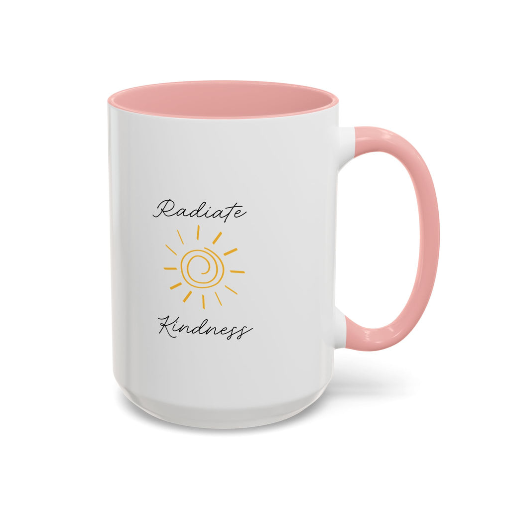 Radiate Happiness Sun Accent Coffee Mug