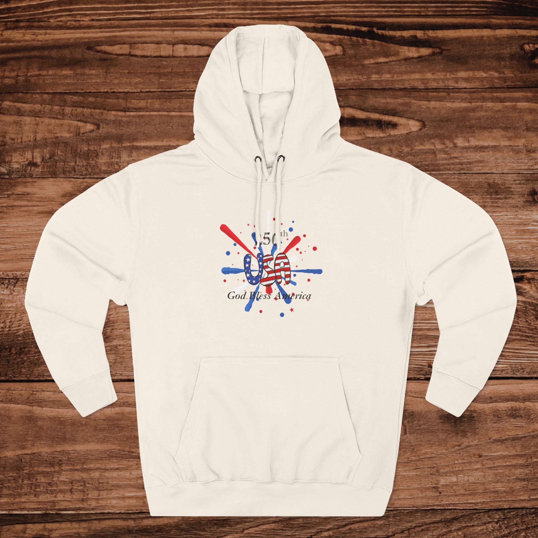 250th America Hoodie | 4th of July patriotic design