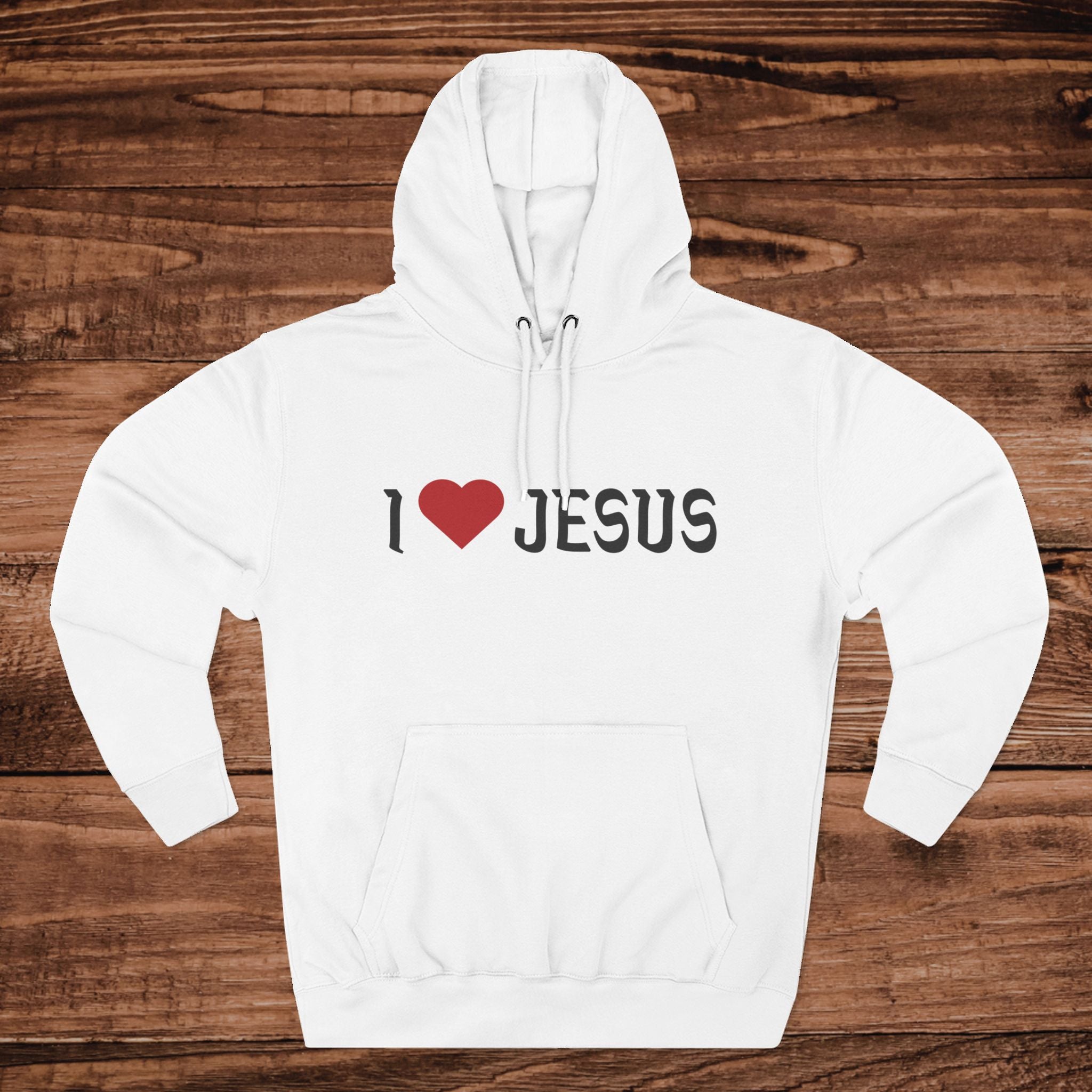 I Love Jesus Hoodie, Christian Pullover, Aesthetic Faith Sweatshirt, Jesus Shirt, Religious Gift, Oversized Christian Streetwear